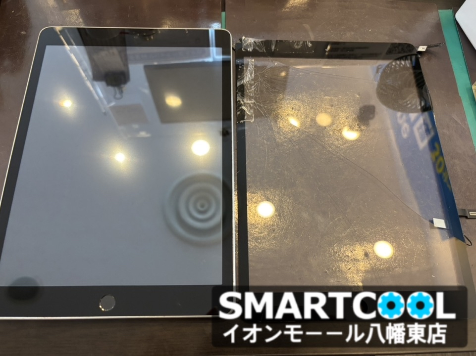 【八幡東店】iPad(第９世代)の画面割れ修理　[10/24 NEW OPEN✨]