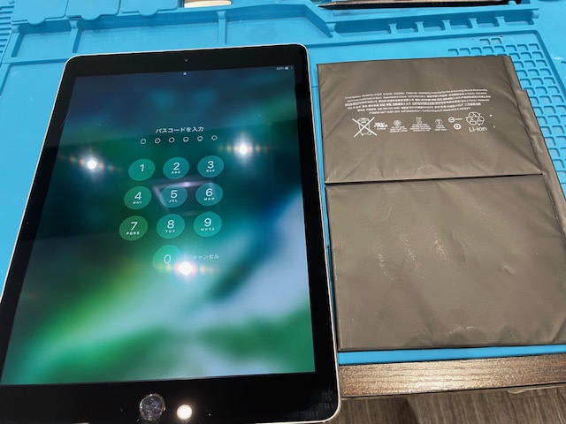 【八幡東店】iPadAir2のバッテリー交換【10/24 NEW OPEN】