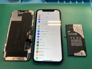 【八幡東店】iPhone12のバッテリー交換と画面割れ修理　[10/24 NEW OPEN✨]