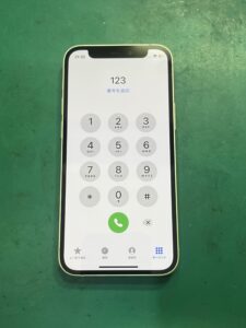 【八幡東店】iPhone 12miniのバッテリー交換修理[小倉北区よりご来店]
