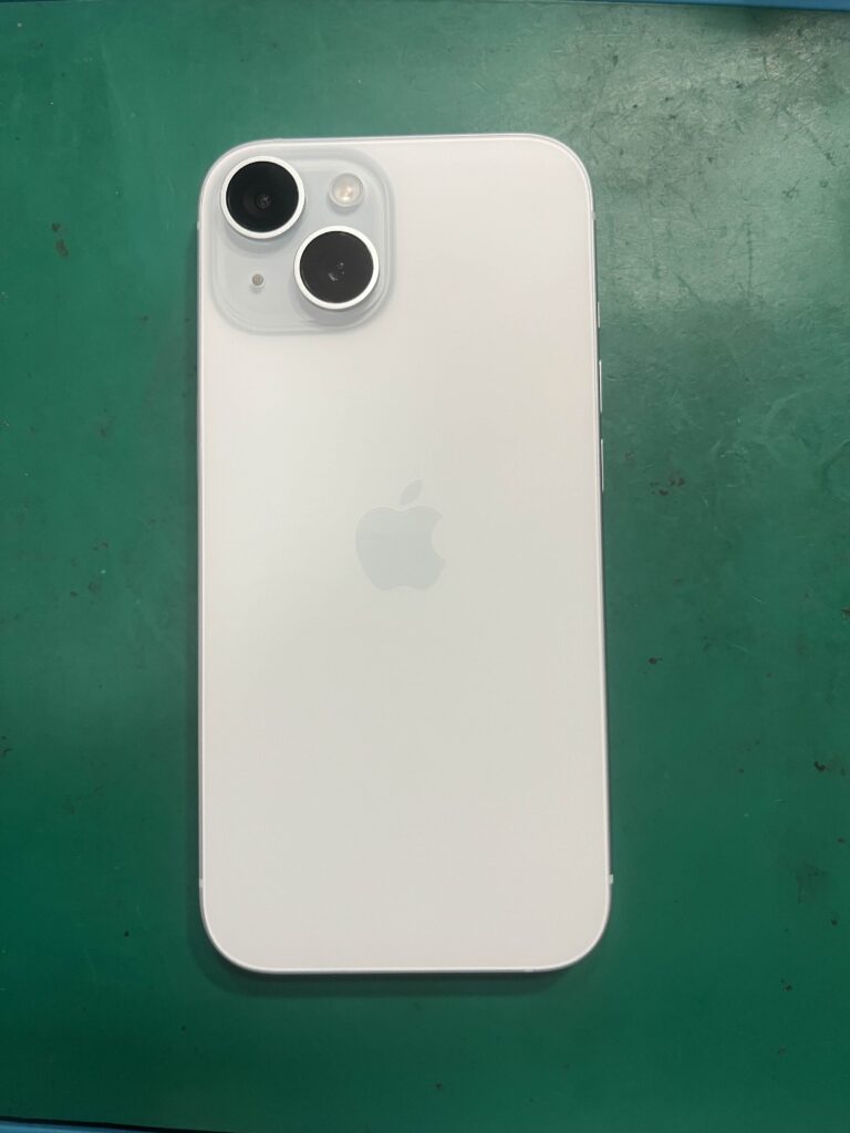 【八幡東店】iPhone 15のバッテリー交換修理[小倉西区よりご来店]