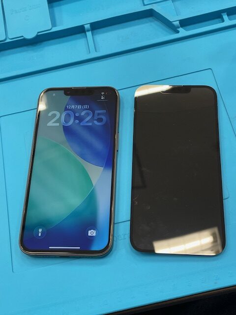 【八幡東店】iPhone16e画面割れ修理【八幡西区よりご来店】