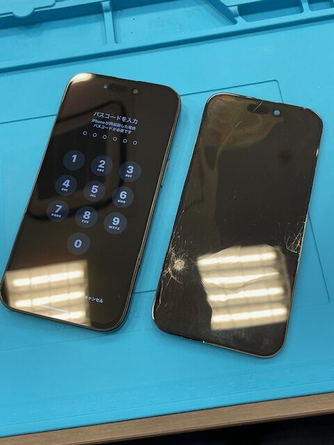【八幡東店】iPhone15画面が映らない修理【小倉北区よりご来店】