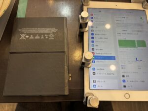 【八幡東店】iPad Air(第2世代)のバッテリー交換修理[若松区よりご来店]