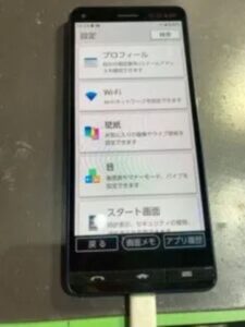 【八幡東店】BASIO4の画面載せ替え修理[東八幡区よりご来店]