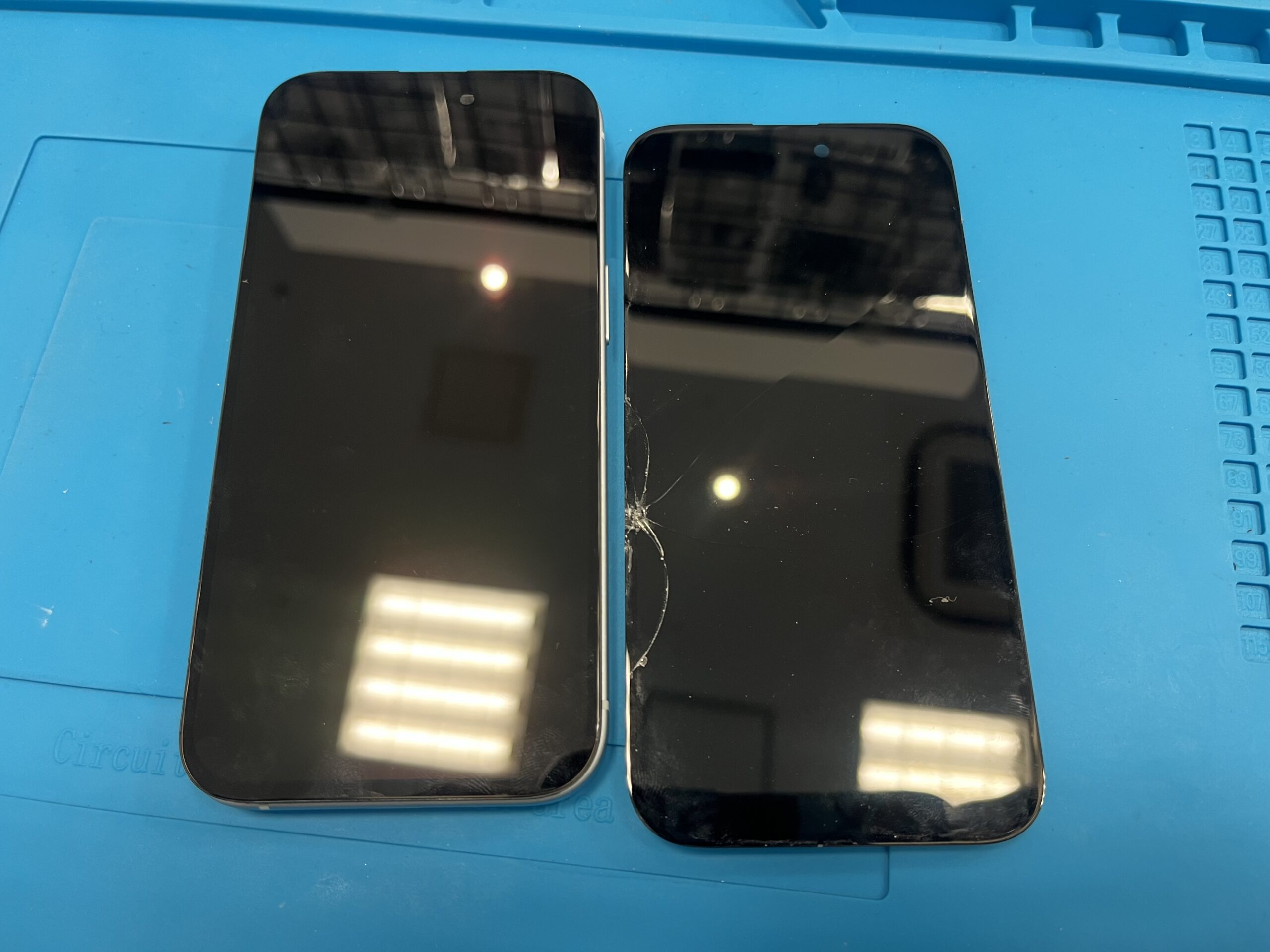 【八幡東店】iPhone15画面交換【若松区よりご来店】