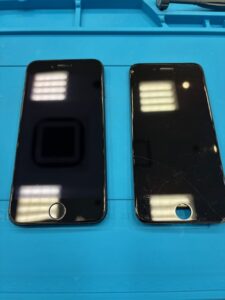 iPhone SE2画面交換後