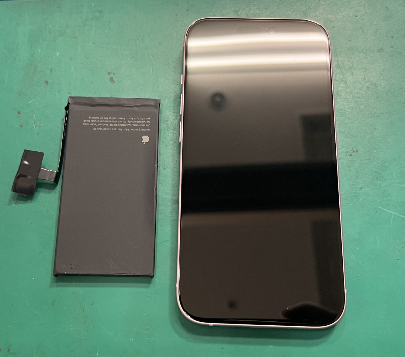 【八幡東店】iPhone15 の バッテリー交換【小倉南区よりご来店】