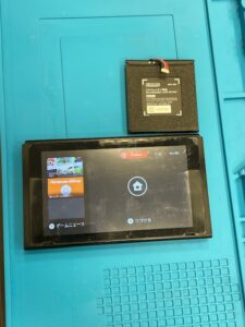 Nintendo Switch バッテリー交換後
