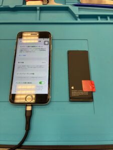 iPhone SE(第3世代)バッテリー交換修理後
