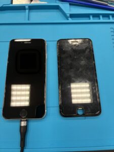 iPhone SE(第3世代)画面割れ修理後